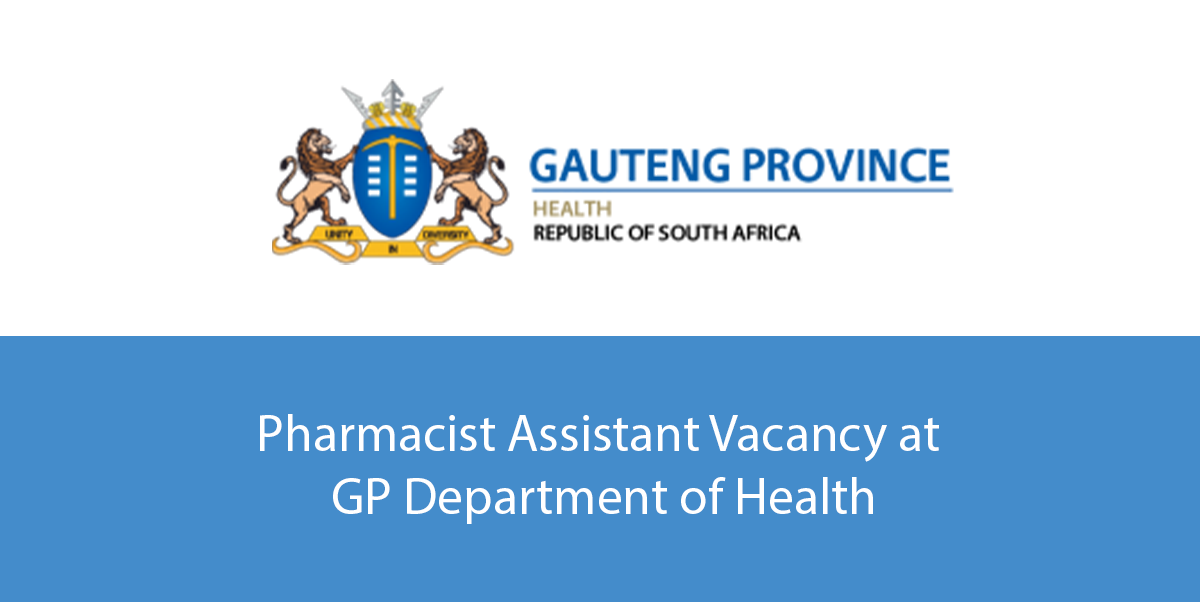 Pharmacist Assistant Vacancy