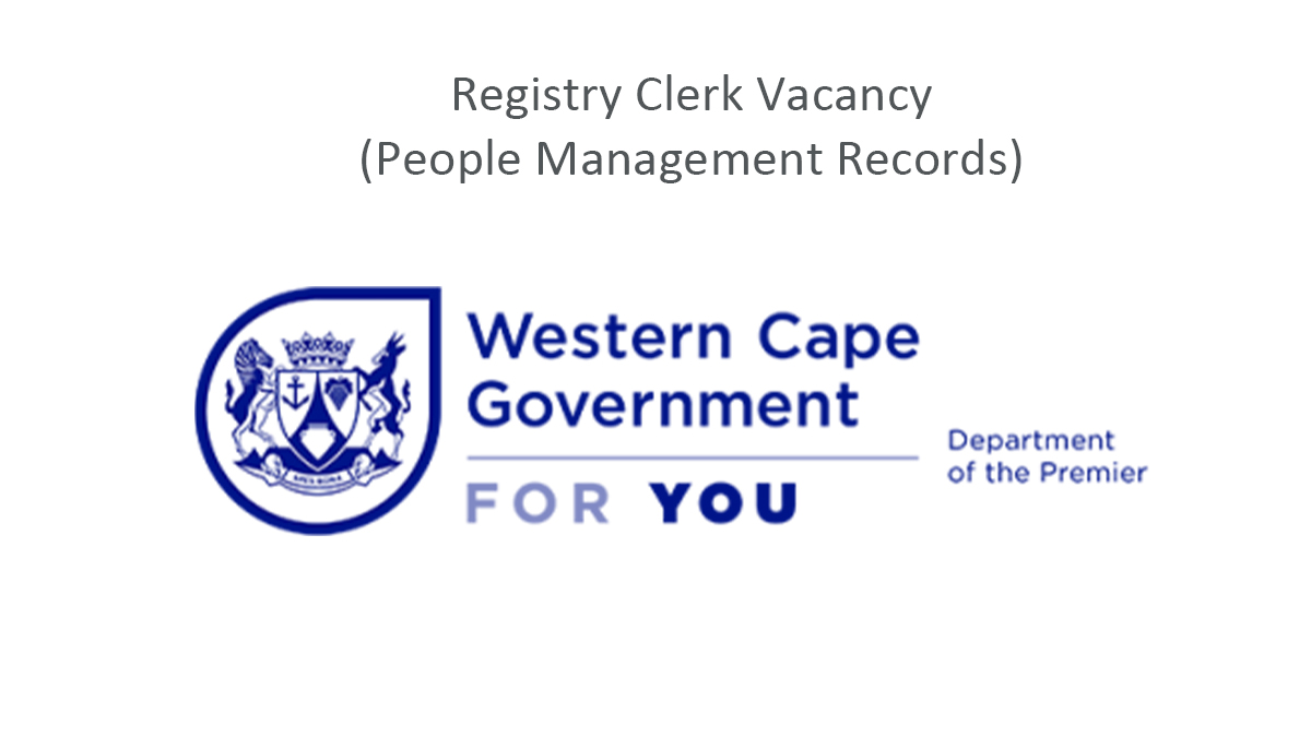 Registry Clerk Opening (Individuals The executives Records)