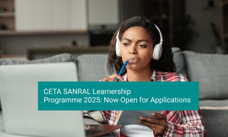 CETA SANRAL Learnership 2025 – Apply Now for Construction Training in Mnquma