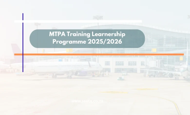 MTPA Training Learnership Programme 2025/2026