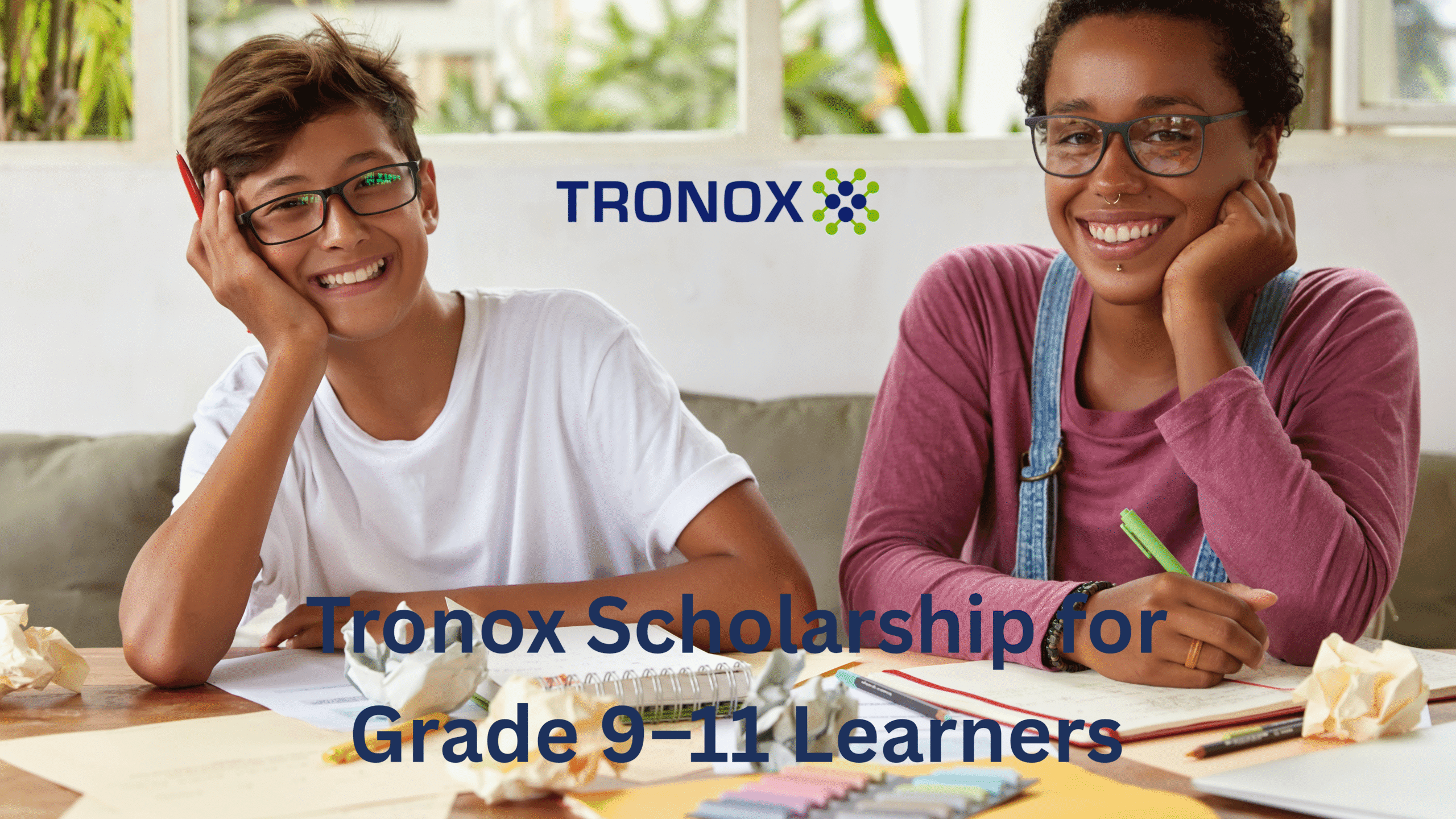 The Tronox Scholarship for Grade 9–11 Learners