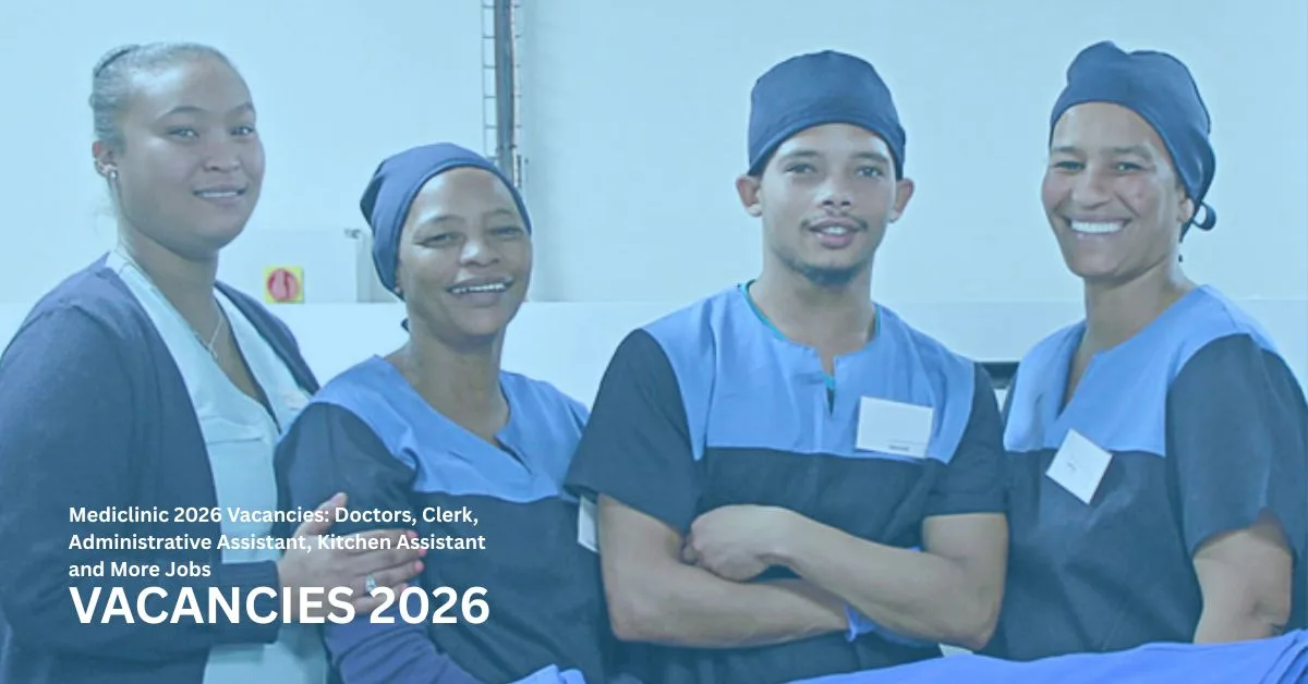 Mediclinic 2026 Vacancies