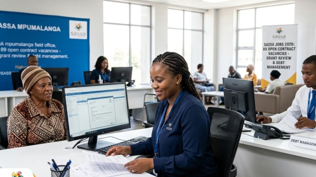 SASSA Mpumalanga Opens 2026 Contract Jobs