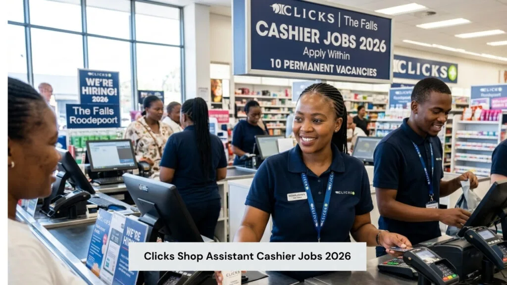 Clicks Shop Assistant Cashier Jobs 2026