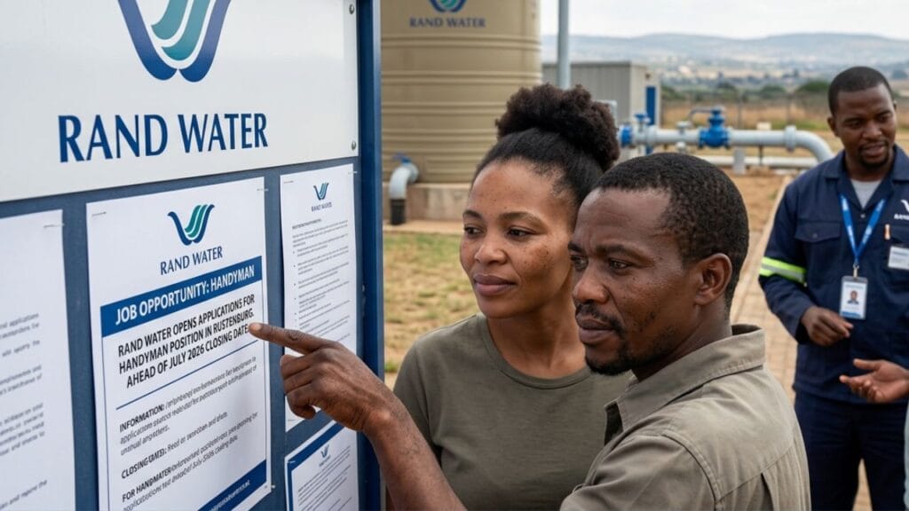 Rand Water Handyman Opportunity