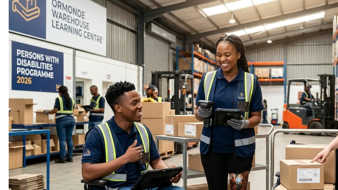 Warehouse Learnership for Persons with Disabilities in Ormonde 2026