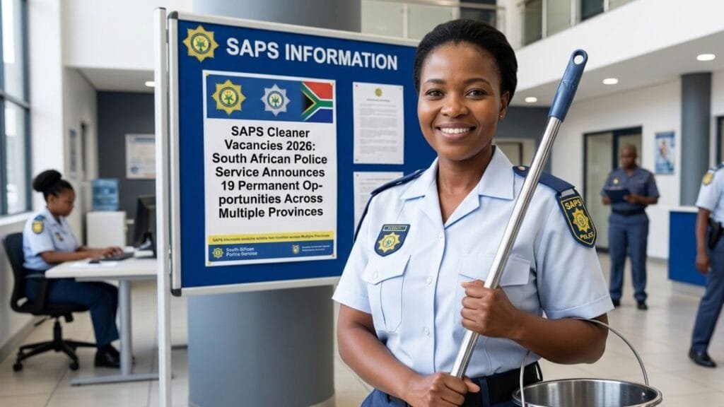 SAPS Cleaner Vacancies 2026